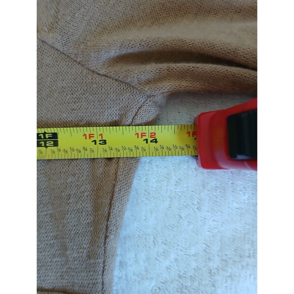 ASTR THE LABEL Wrap Neck Cutout Long Sleeve Brown Knit Dress Small - Picture 16 of 16